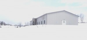 Image of snow at church